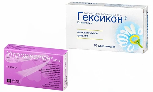 В терапии гинекологических заболеваний инфекционной природы (включая ЗППП) часто используются препараты Гексикон и Утрожестан