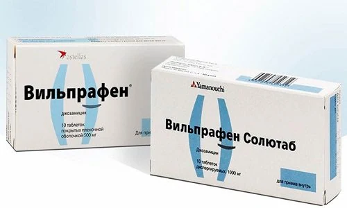 Вильпрафен относится к категории антибактериальных средств из категории макролидов