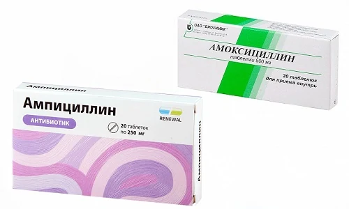 Ампициллин и Амоксициллин эффективны против широкого спектра патогенных микроорганизмов