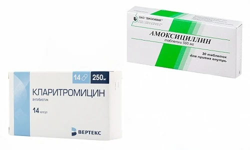 Амоксициллин и Кларитромицин - антибиотики, которые взаимно усиливают друг друга, оказывают быстрый эффект без осложнений